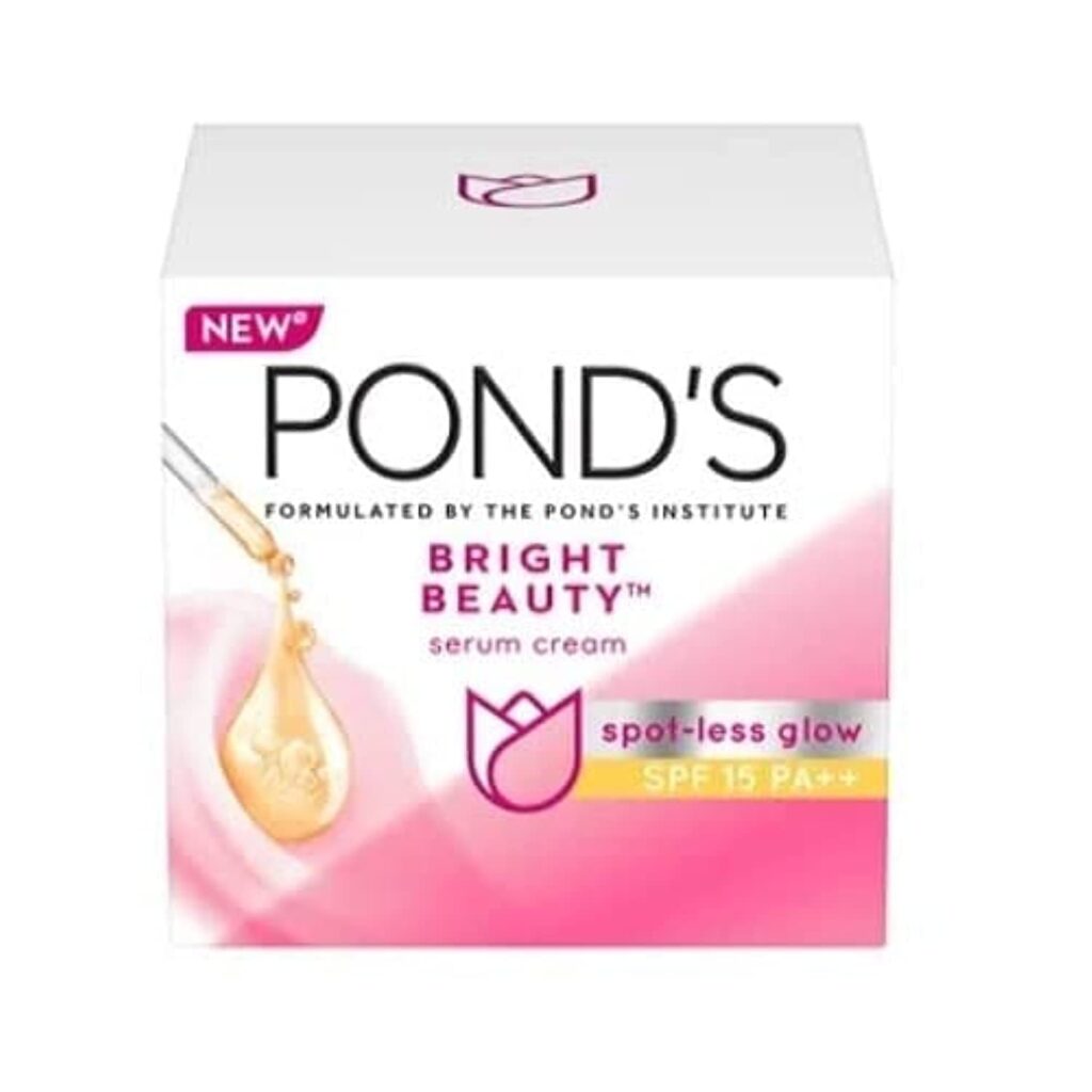 POND'S Bright Beauty SPF 15 PA ++ Day Cream 50 g, Non-Oily, Moisturizer 50 g.