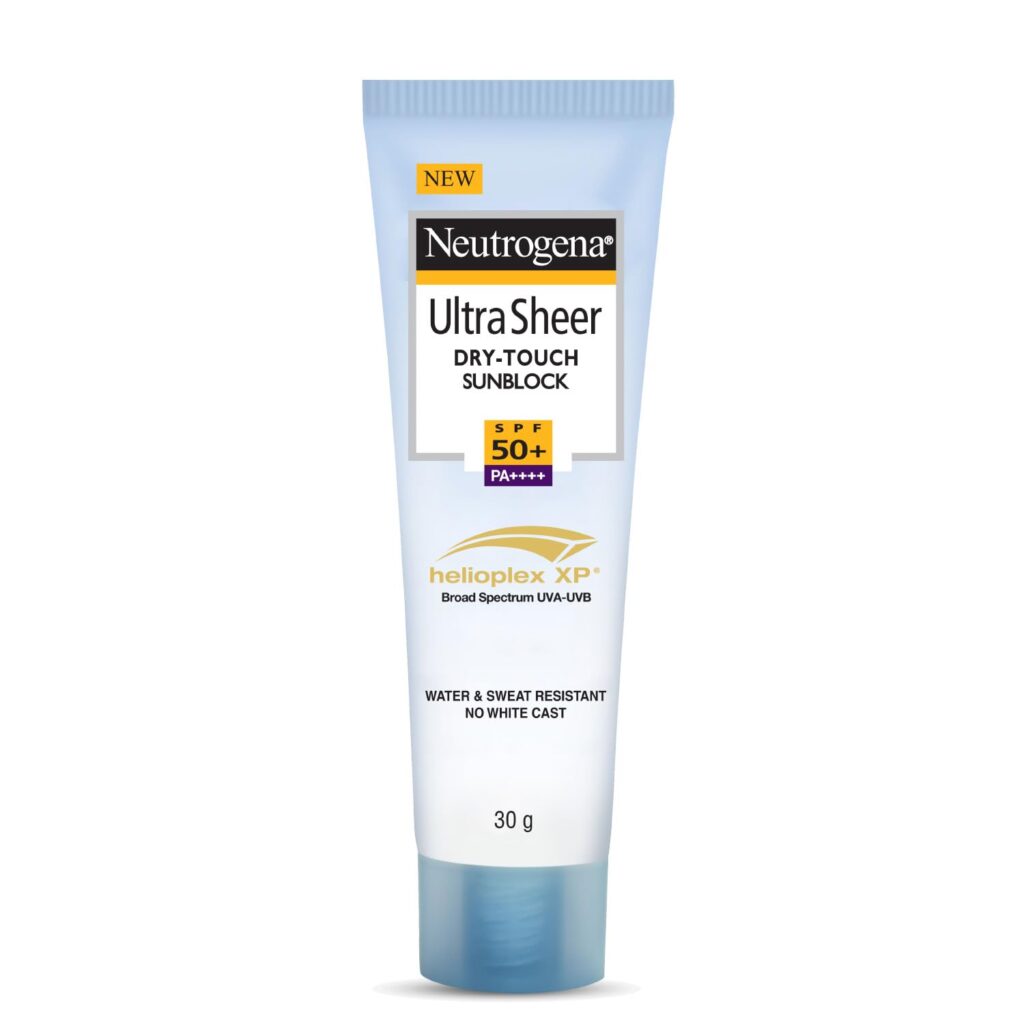  Neutrogena Ultra Sheer Sunscreen