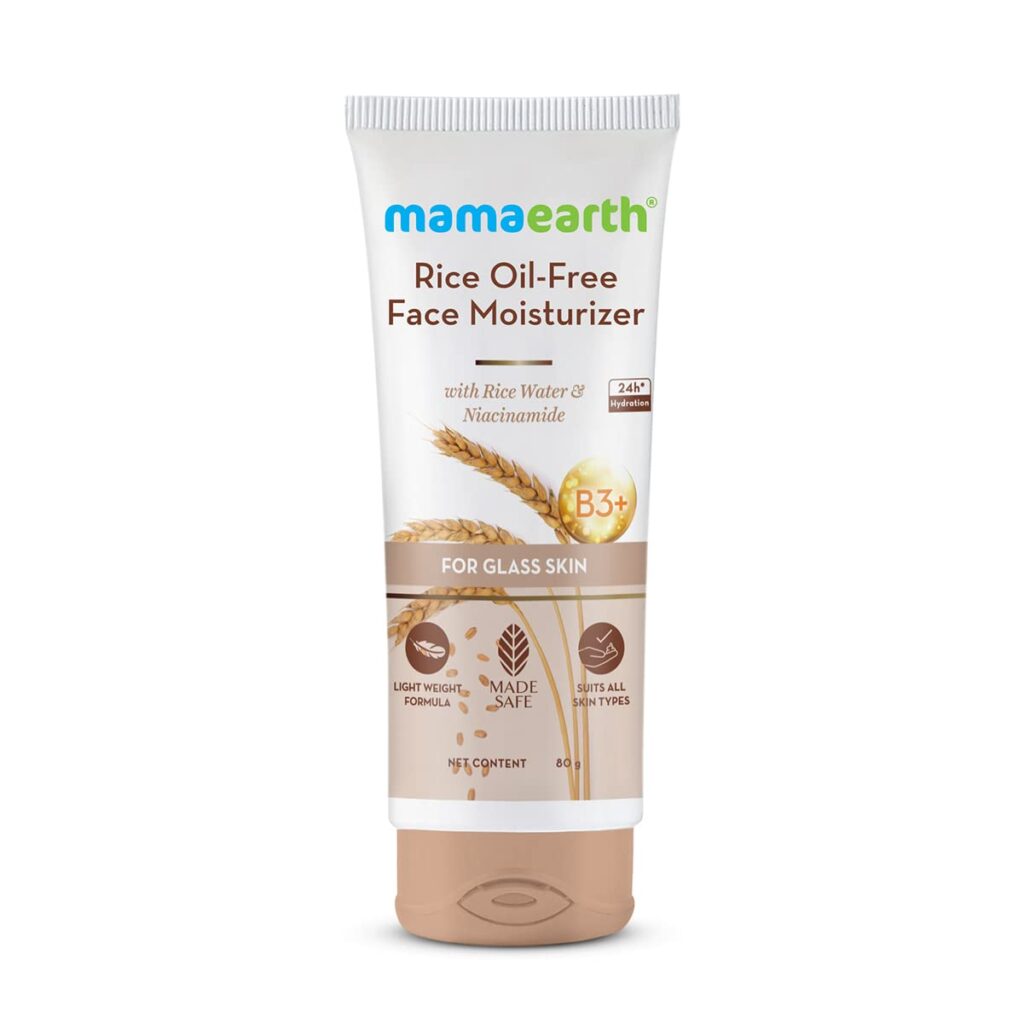 Mamaearth Rice Oil-Free Face Moisturizer for Oily Skin