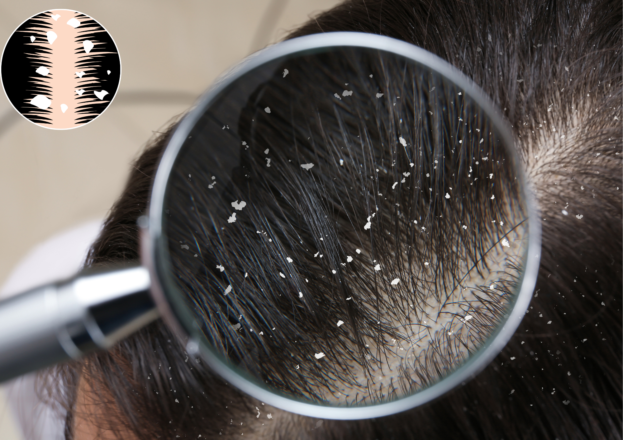 dandruff hair loss